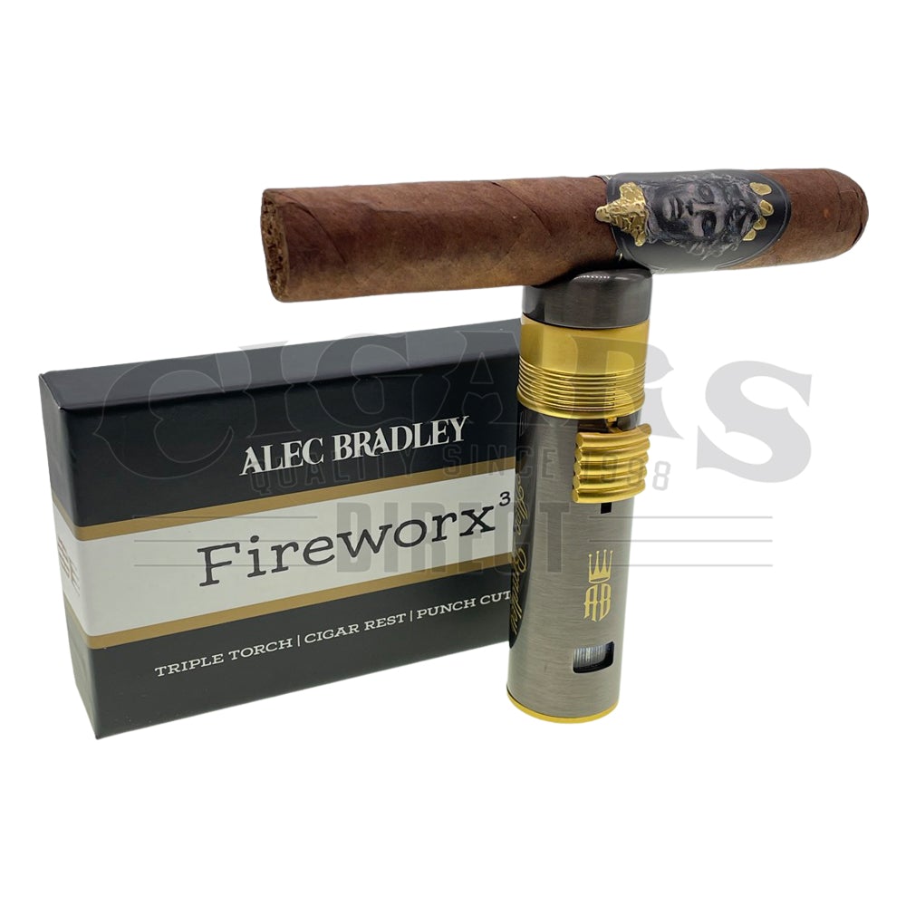 Alec Bradley Fireworx Triple Torch Lighters with Cigar Rest Online