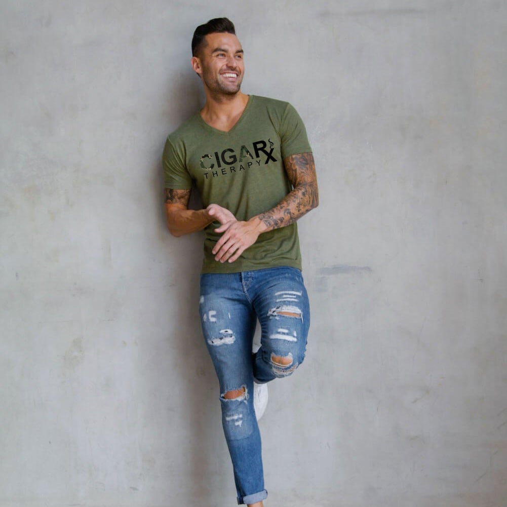 Camo V-Neck T-Shirt 