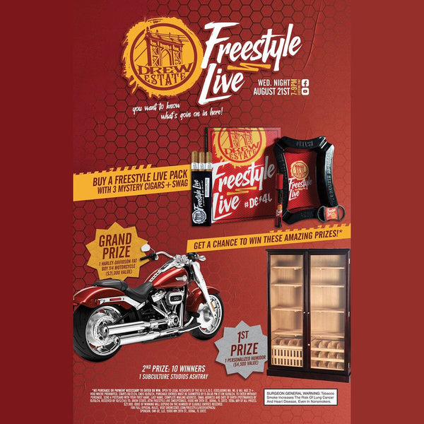 2024 Drew Estate Freestyle Live Kit - Flyer