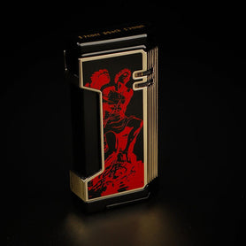 2024 LE God of Fire Never Back Down Magma X Lighter Red Closed