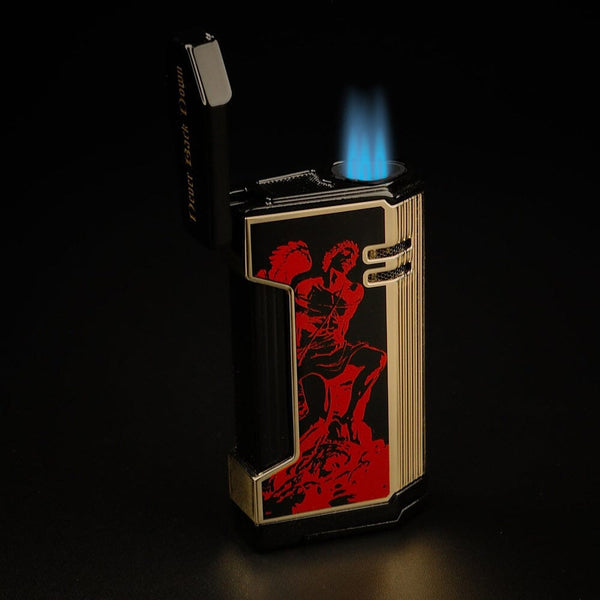 2024 LE God of Fire Never Back Down Magma X Lighter Red Open Flame