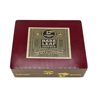 Aganorsa Leaf Rare Leaf Reserve Maduro Robusto Closed Box