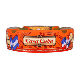 Casa Cuba Orange Ashtray Side View