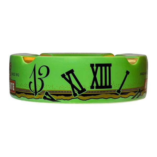 Arturo Fuente Journey Through Time Green Ashtray Side View