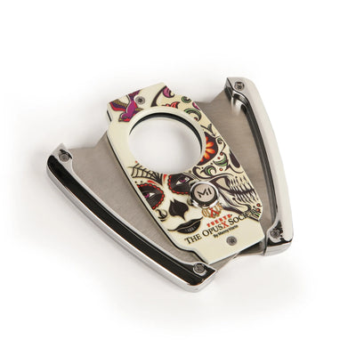 The OpusX Society Sugar Skull C30 Cutter Full View Open