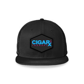 Black Flat Trucker with Miami Edition Patch