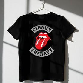 CIGARx Therapy Tongue & Lips Crew Neck T-Shirt on Hanger