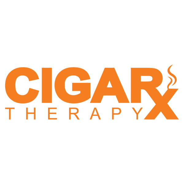 CIGARx Black w/ Orange Logo V-Neck T-Shirt