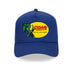 Blue Curved Trucker with Green Rx on Yellow Patch Front