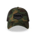 Camo Curved Trucker with Blackout Patch