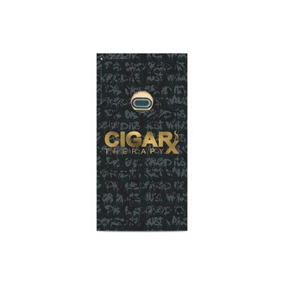 CIGARx Pro Cornhole Black n Gold BT Bumpboxx Set Design