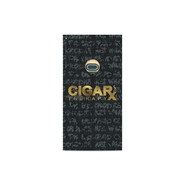 CIGARx Pro Cornhole Black n Gold BT Bumpboxx Set Design