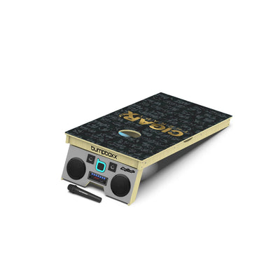 CIGARx Pro Cornhole Black n Gold BT Bumpboxx Set