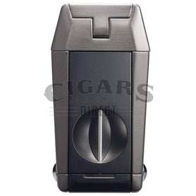 Gunmetal Colibri Quantum Lighter With V-Cutter Closed