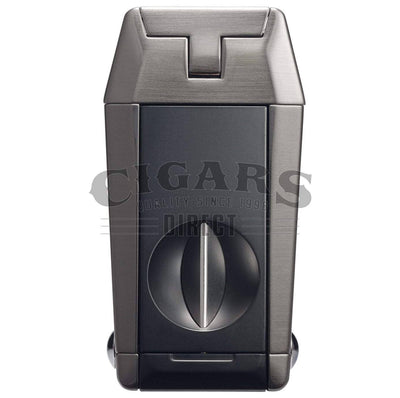 Gunmetal Colibri Quantum Lighter With V-Cutter Closed