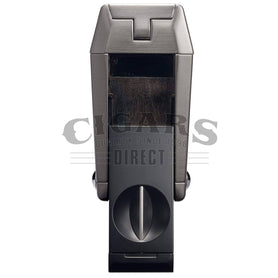 Gunmetal Colibri Quantum Lighter With V-Cutter Open