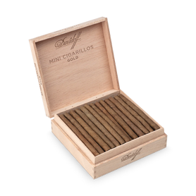 Davidoff Mini Cigarillos Gold Box of 50 Open