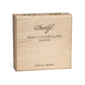 Davidoff Mini Cigarillos Silver Box of 50 Closed