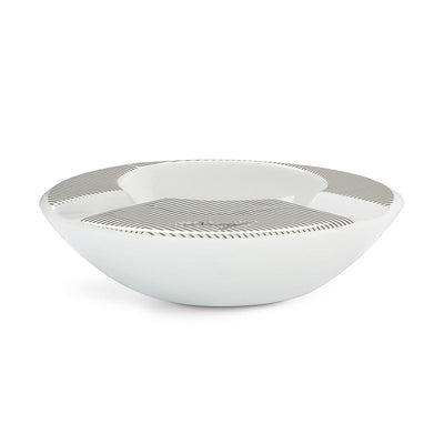 Davidoff Porcelain Round Ashtray 2 Cigar Side View