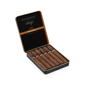 Davidoff Primeros Nicaragua Petit Panetela Tin of 6 Open