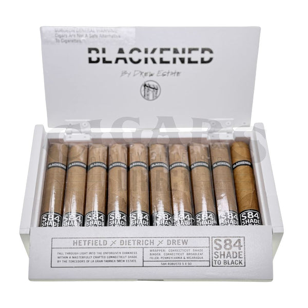 Drew Estate Blackened S84 Robusto Open  Box