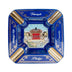 E.P. Carrillo Blue 4 Cigar Ashtray Top View