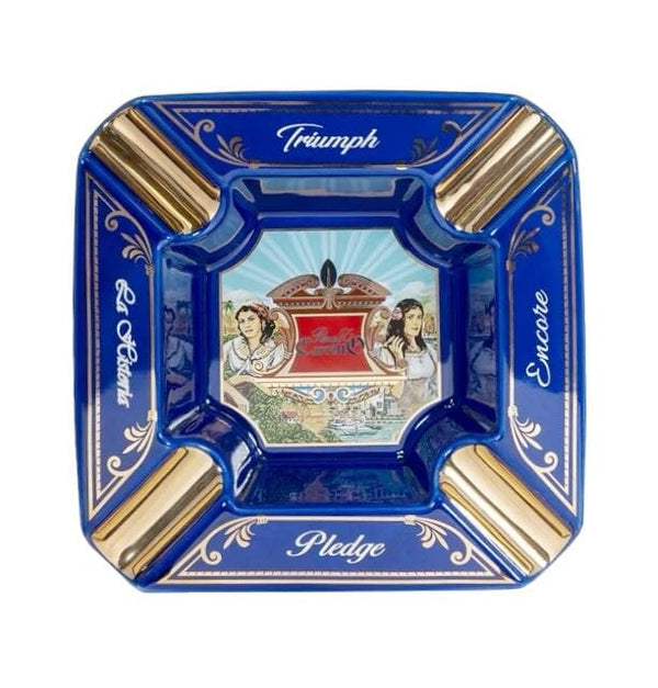 🎁 E.P. Carrillo Blue 4 Cigar Ashtray (100% off)