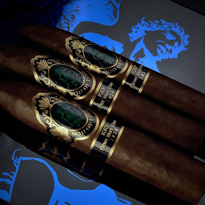 God of Fire KKP Never Back Down Piramide 58 Cigars on Humidor