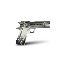 Guns & Gars 007 Stainless Steel LE Gun Shaped Ashtray and 100ct. Humidor