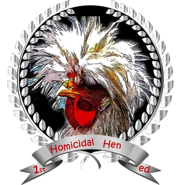 Drunk Chicken Homicidal Hen Robusto Logo