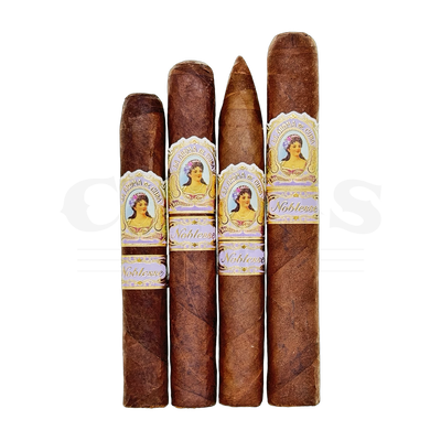 La Aroma de Cuba Noblesse 4-Cigar + S.T. Dupont Lighter Gift Set Cigars