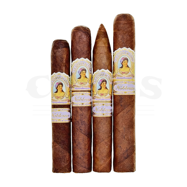 La Aroma de Cuba Noblesse 4-Cigar + S.T. Dupont Lighter Gift Set Cigars