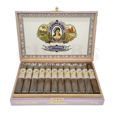 La Aroma de Cuba Noblesse Viceroy Torpedo Open Box