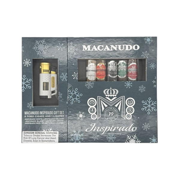 Macanudo Inspirado 2024 Holiday Sampler w/ Lighter