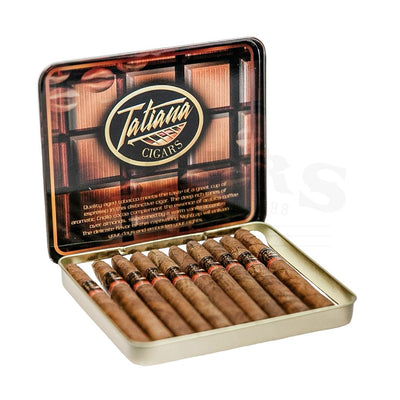 Miami Cigar Tatiana Petite Tins Night Cap Tin of 10 open