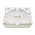 Nat Cicco White Ceramic Ashtray Front View