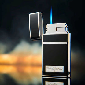 Rocky Patel The H.E. Single Flame Lighter Series Black