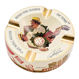 Arturo Fuente Journey Through Time White Ashtray Top View