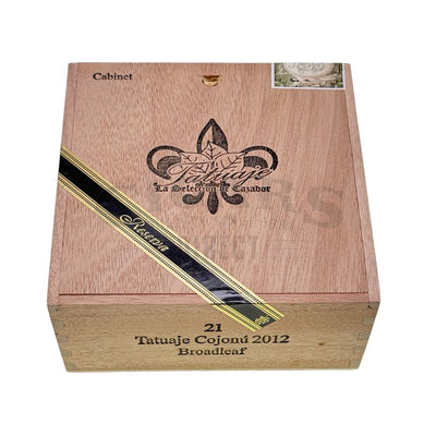 Tatuaje Cojonu 2012 2nd Edition Broadleaf Closed Box