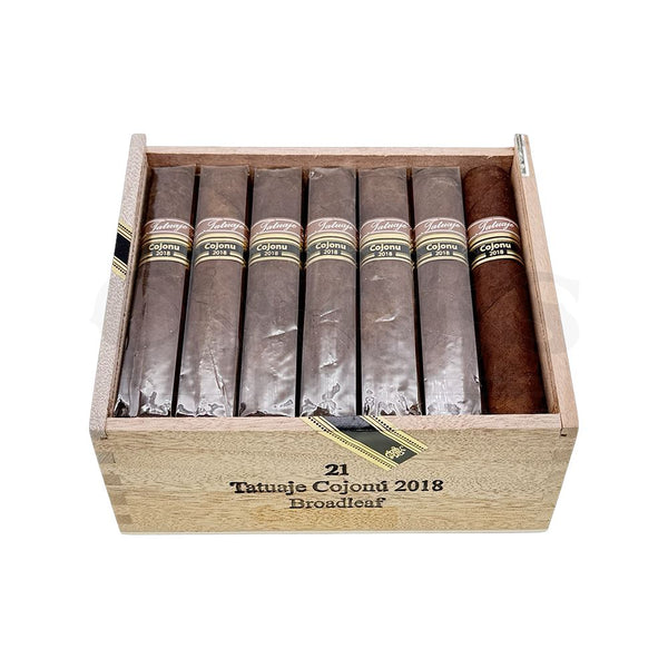 Tatuaje Nicaragua Cojonu 2018 Reserva Broadleaf Double Robusto Open Box