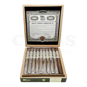 West Tampa Tobacco Black Lancero Open Box