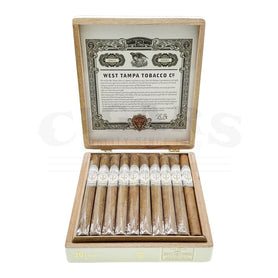 West Tampa Tobacco White Lancero Open Box